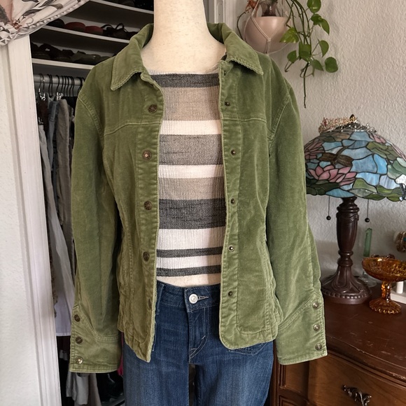 Ami Green Corduroy Jacket - Picture 1 of 3